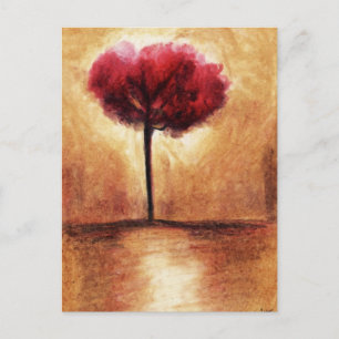 Cotton Candy Tree (Rot) Postkarten
