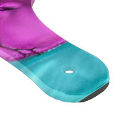 Cotton Candy Trees Abstrakte Kunst Schneidebrett (Ecke)