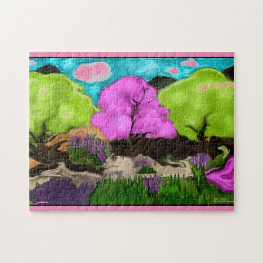Cotton Candy Trees Puzzle (Horizontal)