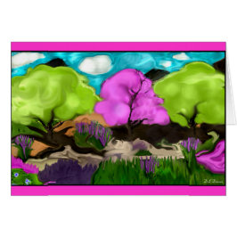 Cotton Candy Tress Abstrakte Kunst