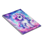 Cotton Candy Unicorn Journal-Notebook Notizblock (Rechte Seite)
