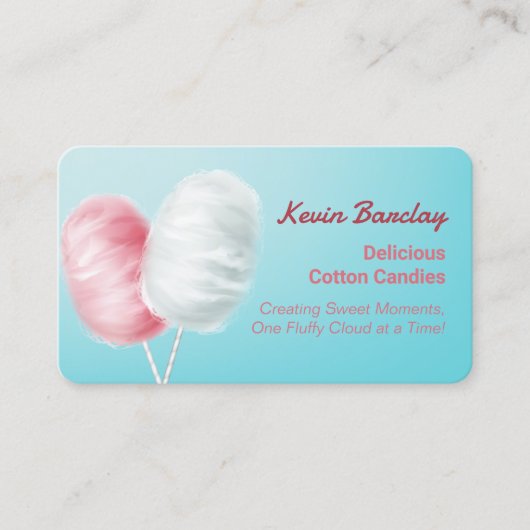 Cotton Candy Visitenkarte (Vorderseite)