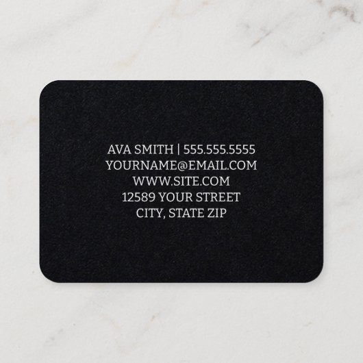 Cotton Candy Visitenkarte (Rückseite)