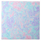 Cotton Candy Wirbel Fliese (Vorderseite)
