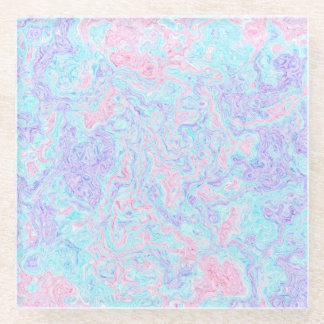 Cotton Candy Wirbel Glasuntersetzer