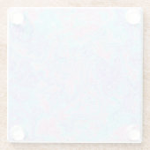 Cotton Candy Wirbel Glasuntersetzer (Rückseite)