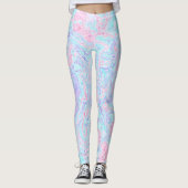 Cotton Candy Wirbel Leggings (Vorderseite)