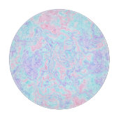 Cotton Candy Wirbel Schneidebrett (Vorderseite)