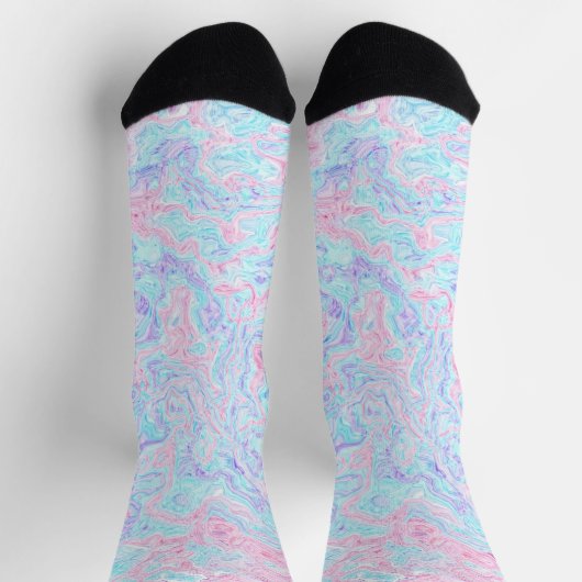 Cotton Candy Wirbel Socks Socken (Oben)