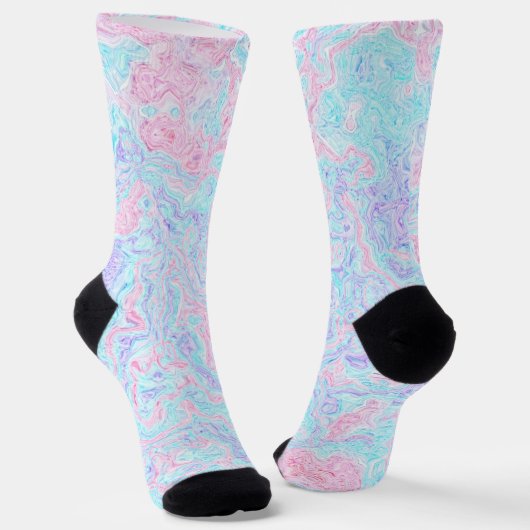 Cotton Candy Wirbel Socks Socken (Gewinkelt)
