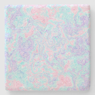 Cotton Candy Wirbel Steinuntersetzer