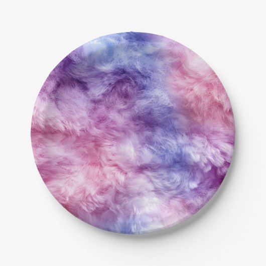 Cotton Candy Woolscape Pappteller (Vorderseite)