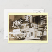 Cotton Club, New York City Vintag Postkarte (Vorne/Hinten)