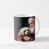 Cotton de Tulear mit Weihnachtsfeiertag des Weihna Kaffeetasse (VorderseiteRechts)