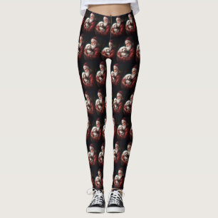 Cotton de Tulear mit Weihnachtsfeiertag des Weihna Leggings