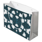 Cotton Gem Große Geschenktüte (Rückseite Schrägansicht)