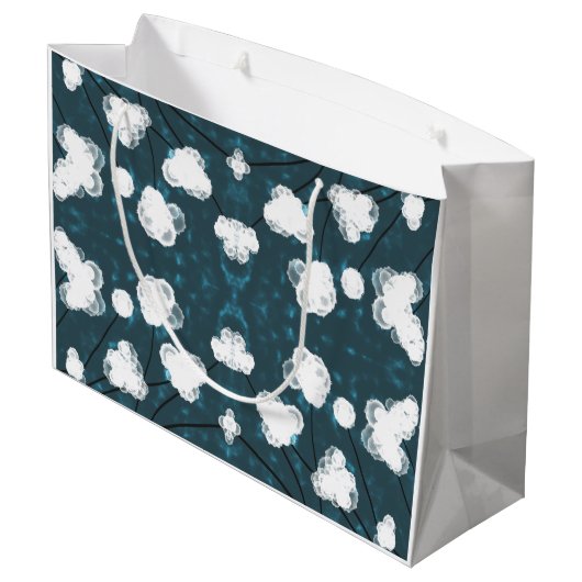 Cotton Gem Große Geschenktüte (Rückseite Schrägansicht)