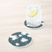 Cotton Gem Sandstein Untersetzer (Seite)