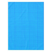 Cotton Gingham Kariert Textur | blau kariert Tischdecke (Vorderseite)