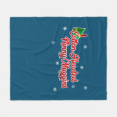 Cotton Headed Ninny Muggins Funny Elf Weihnachten Fleecedecke (Vorderseite (Horizontal))