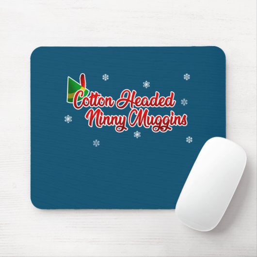 Cotton Headed Ninny Muggins Funny Elf Weihnachten Mousepad (Mit Mouse)