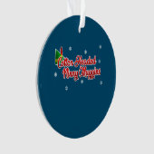 Cotton Headed Ninny Muggins Funny Elf Weihnachten Ornament (Vorderseite)