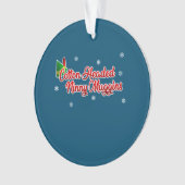 Cotton Headed Ninny Muggins Funny Elf Weihnachten Ornament (Vorderseite)
