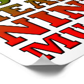 Cotton Headed Ninny Muggins Funny Poster (Ecke)