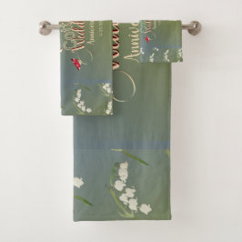 Cotton Hochzeitstag im 2. Jahr  Badhandtuch Set