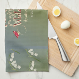 Cotton Hochzeitstag im 2. Jahr Geschirrtuch