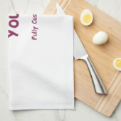 Cotton Kitchen Handtuch ~ anpassbare American MOJO (Viertel Falte)