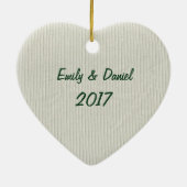 "Cotton" Look 2. Hochzeitsfeier Keramikornament (Hinten)