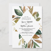 Cotton & Magnolia Hochzeit Einladung (Vorderseite)