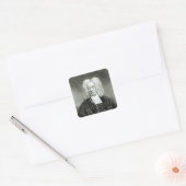 Cotton Mather Quadratischer Aufkleber (Umschlag)