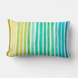 Cotton Pillow Case für Watercolor Blue Green Desig Lendenkissen