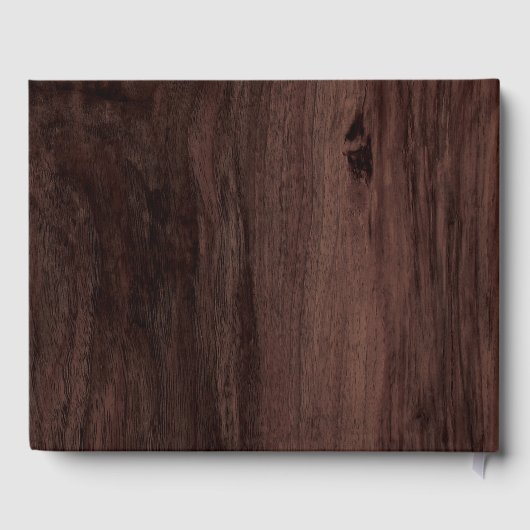 Cotton Stems in Pitcher Wedding Gästebuch (Rückseite)