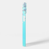 Cotton Süßigkeiten niedlich blaue Glitzer Aquarell Case-Mate iPhone Hülle (Rückseite / Rechts)