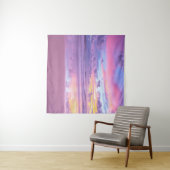 Cotton Süßigkeiten Sonnenaufgang: Strand Blick. Wandteppich (Beispiel (Horizontal))