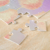 Cotton Süßsternstaub pfirsichfarben aquamarine lil Puzzle (Seite)