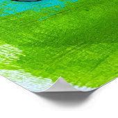 Cotton Swab Poster Wand Kunst, Dichtung und Musik (Ecke)