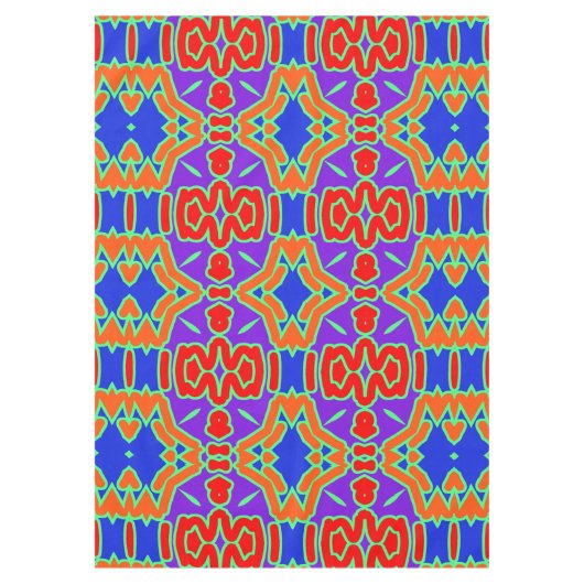 Cotton Tableclover, ein mehrfarbiges Stoffmuster T Tischdecke (Vorderseite)