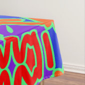 Cotton Tableclover, ein mehrfarbiges Stoffmuster T Tischdecke (Beispiel)