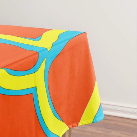 Cotton Tableclover, ein mehrfarbiges Stoffmuster Tischdecke (Beispiel)