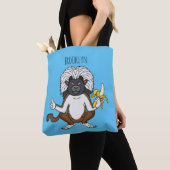 Cotton Top Tamarin Affe Cartoon Illustration Tasche (Von Nahem)