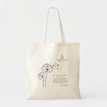 Cotton Tote Bag mit Bibelverse aus Matthew 6:34