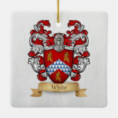 Cotton-weiße Wappen Keramikornament (Rückseite)