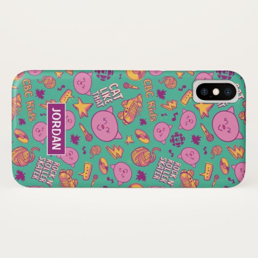 Cottonball-Muster Personalisiert-Handy-Fall Case-Mate iPhone Hülle (Rückseite (Horizontal))