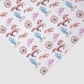 Cottoncandy Western Theme Cowgirl Party Art Seidenpapier (Ausschnitt)