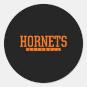 Cottondale Hornets Softll Hs Runder Aufkleber (Vorderseite)