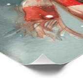 Cottontail Bubbles: Ein bisschen Whimsy Bunny Poster (Ecke)